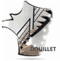 Logo Douillet avec escalier moderne en bois et métal noir au style graphique épuré.